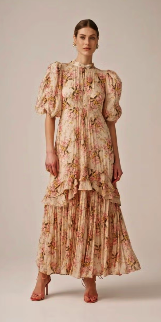 Bytimo chiffon tieback gown