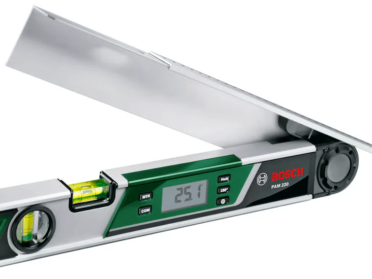 Vinkelmåler med forlenger