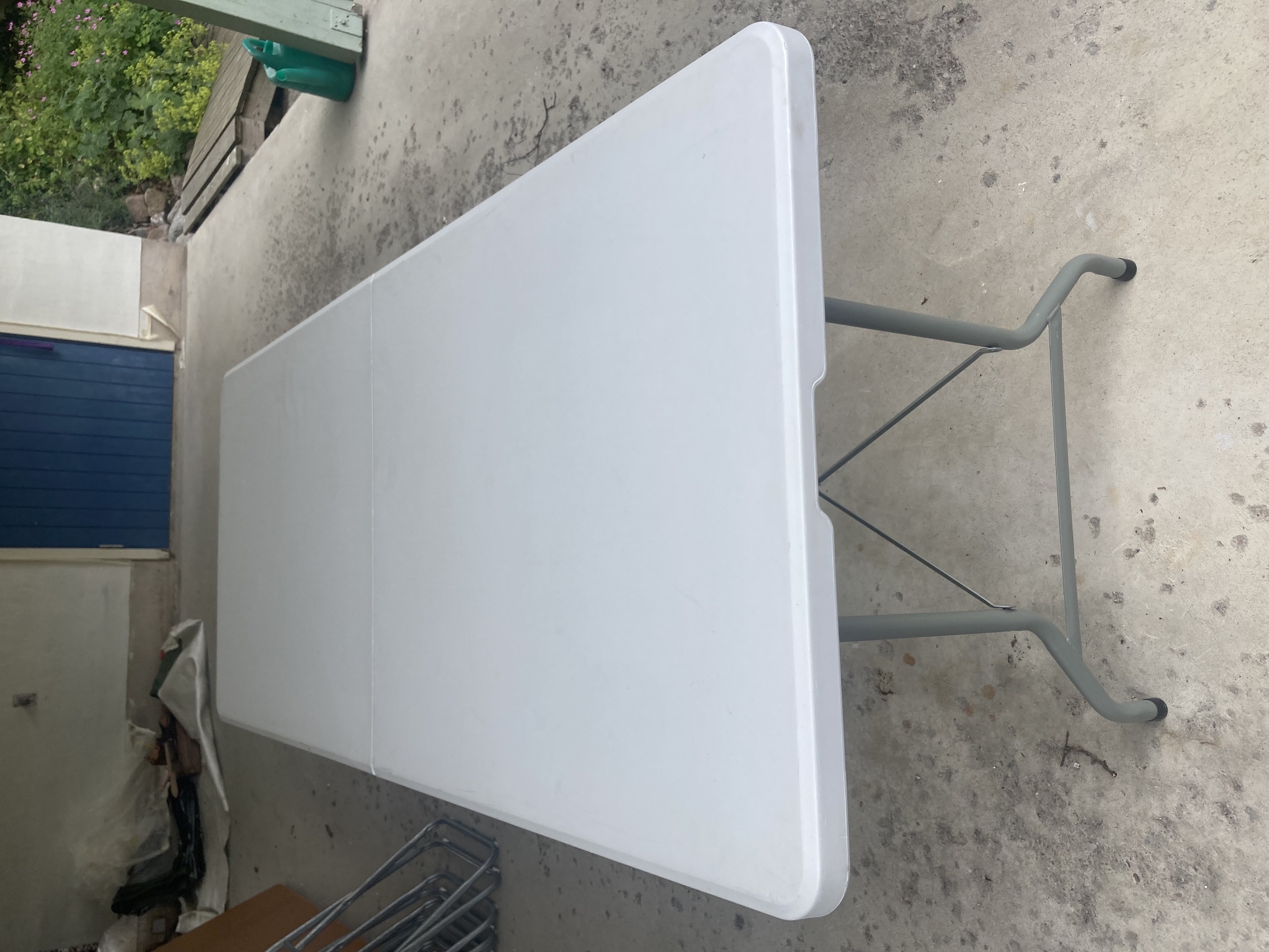 Fällbord längd 240x bredd70 vitt 