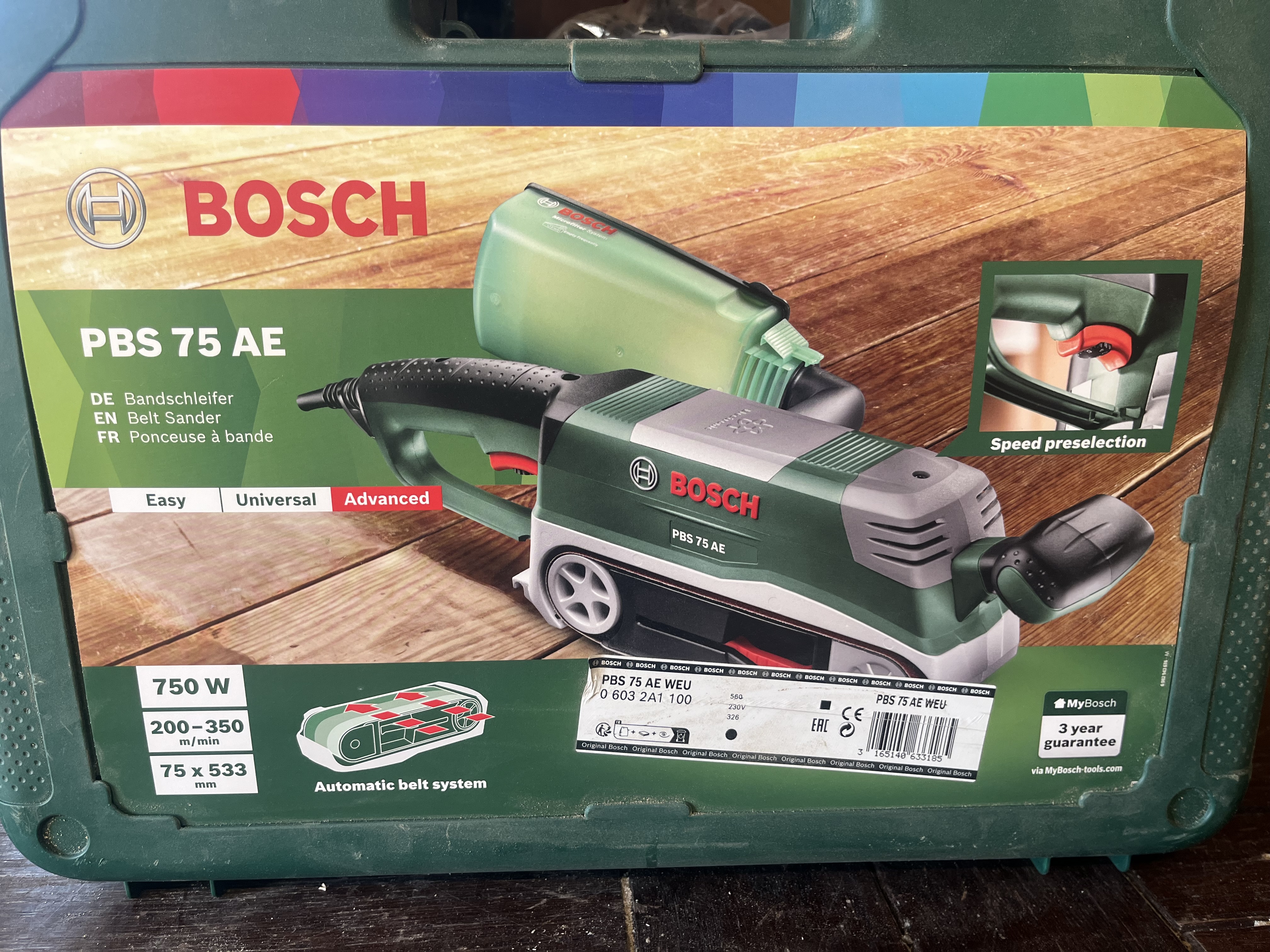 Borsch pbs 75 ae båndsliper