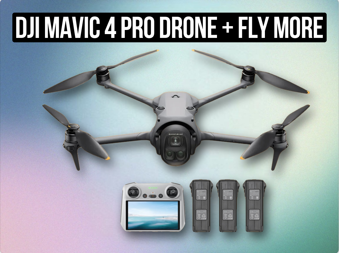 Dji mavic 4 pro drone + fly more set + 512 gb sd card + nd filters