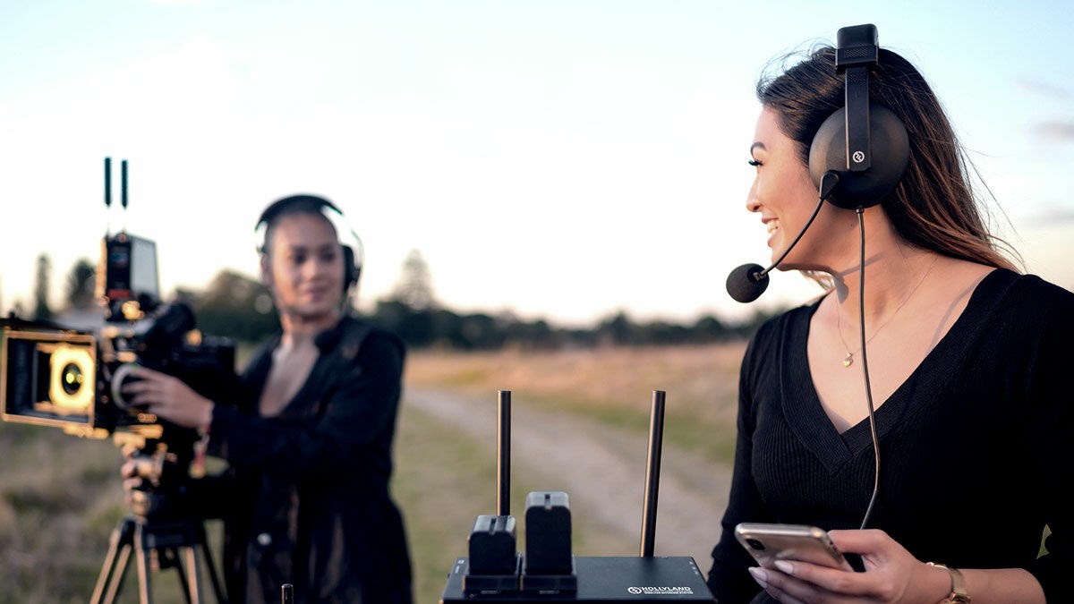 Hollyland mars t1000 full duplex trådløst intercom system