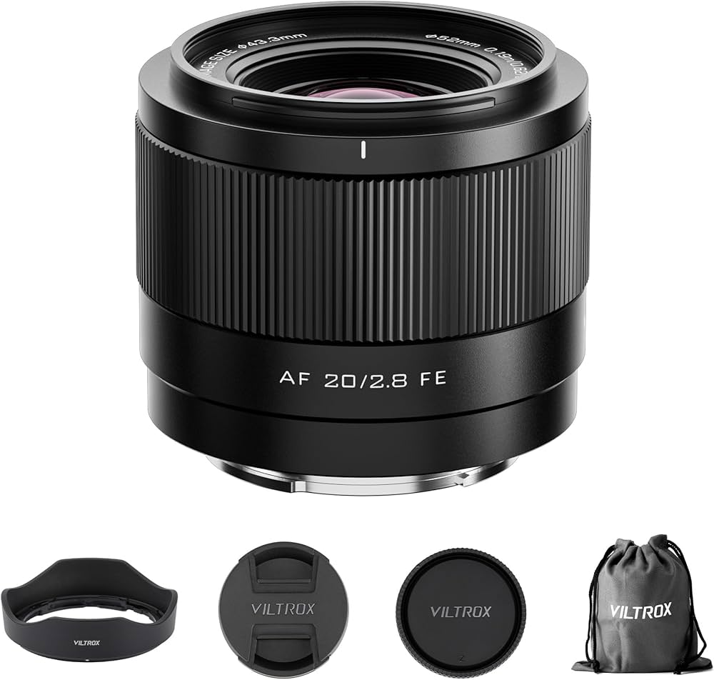 Viltrox 20mm f/2.8 e-mount lens