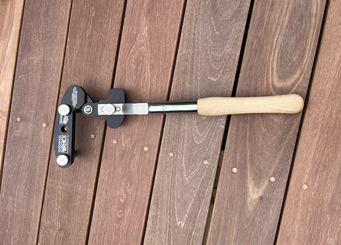 Deckwise hardwood wrench - trallriktare