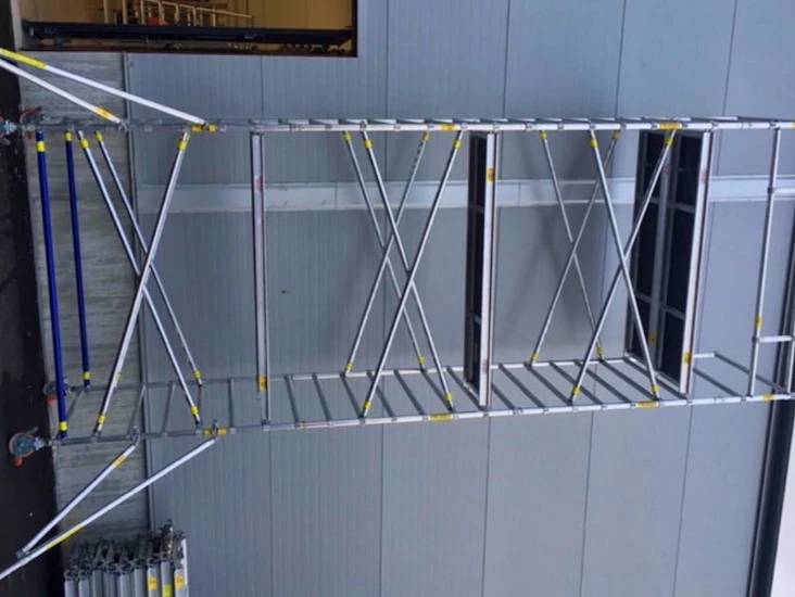 Stabil proffs-rullställning, bred modell, 8 m