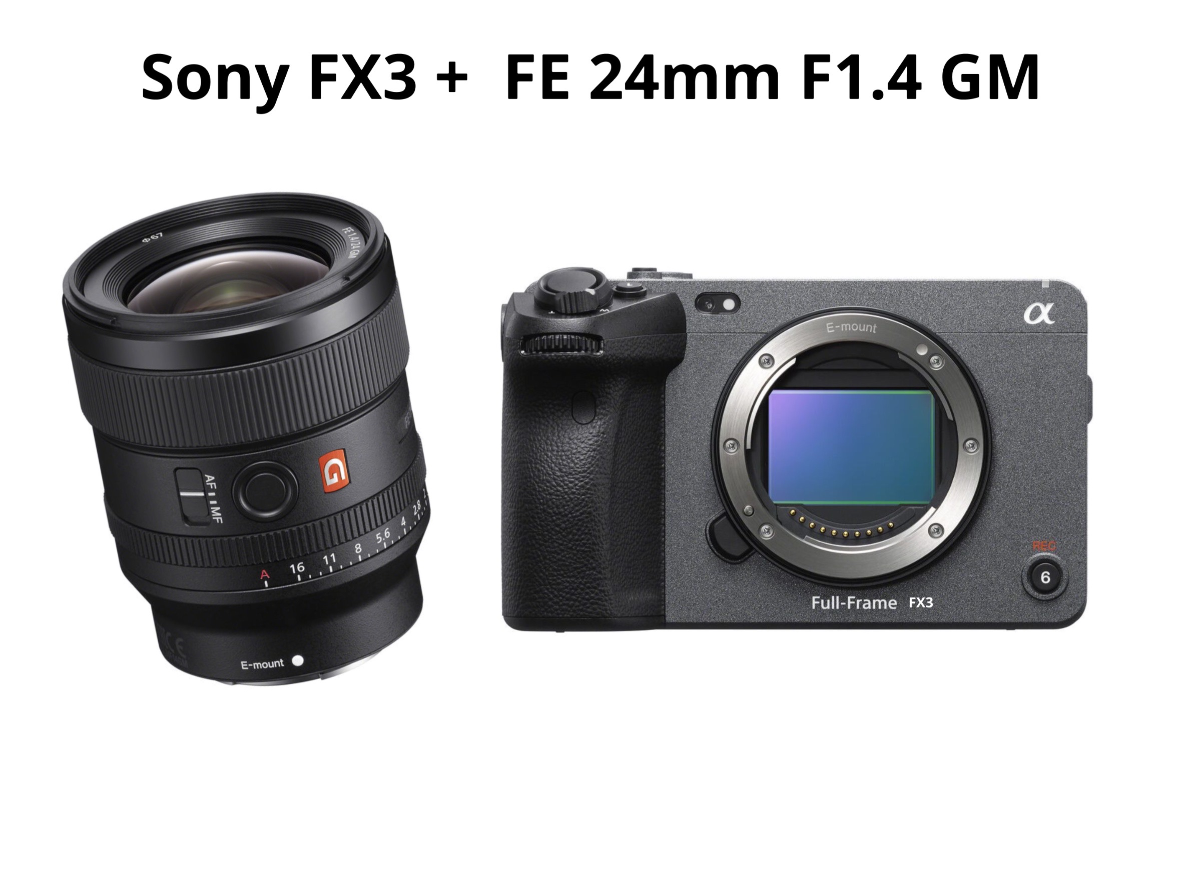 Sony fx3 + fe 24mm f1.4 gm