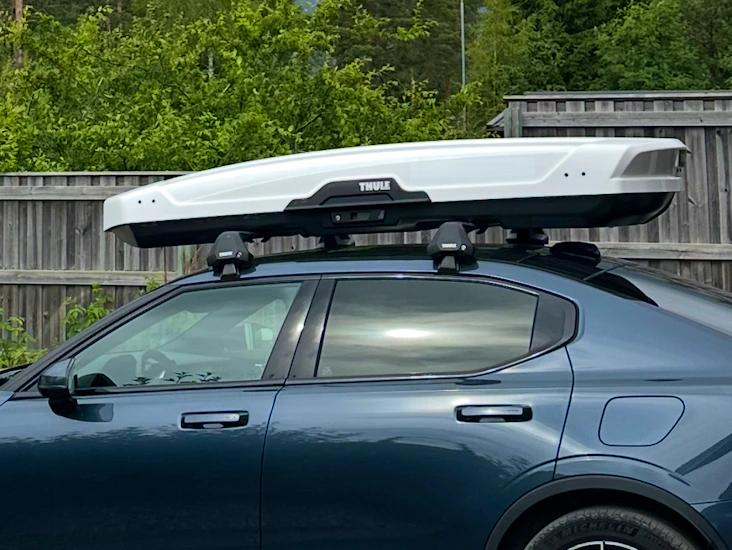 Takbox + takräcken passande polestar 2
