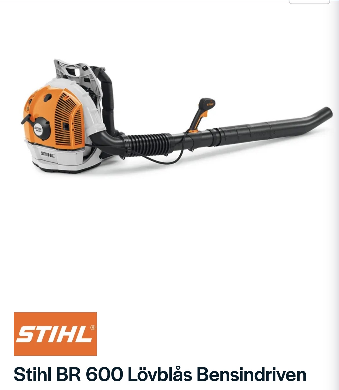 Lövblås stihl br 600