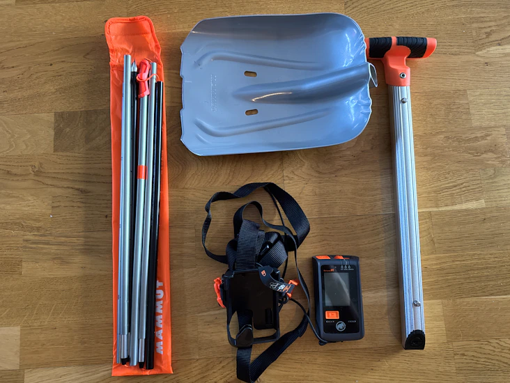 Mammut barryvox s med tillbehör