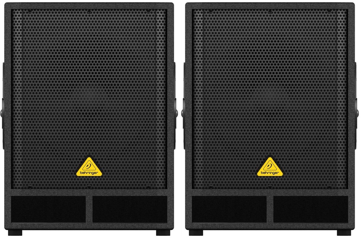The behringer eurolive vq1500d powered subwoofer x 2