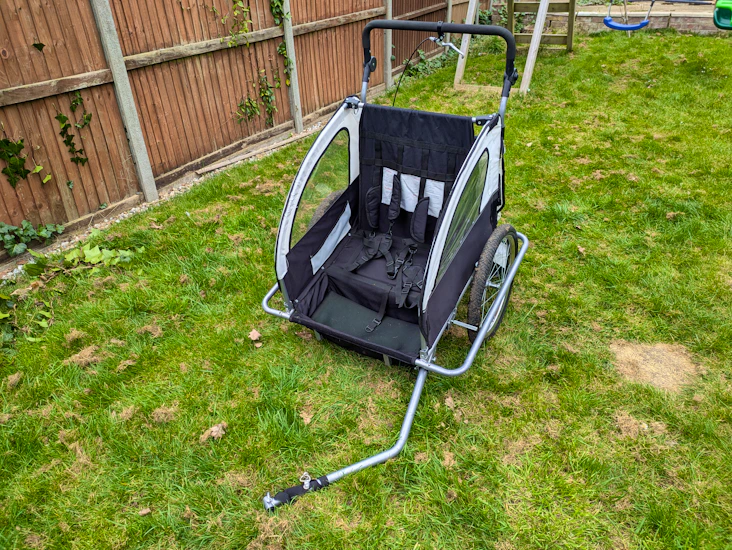 2 seater bike trailer