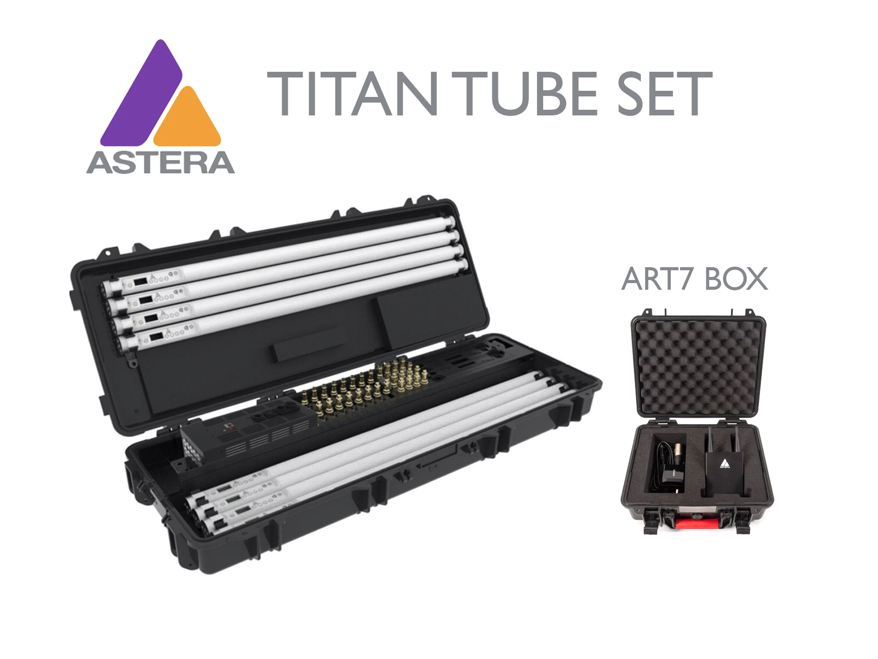 Astera titan / ax1 tubes led / art 7 art7 custom