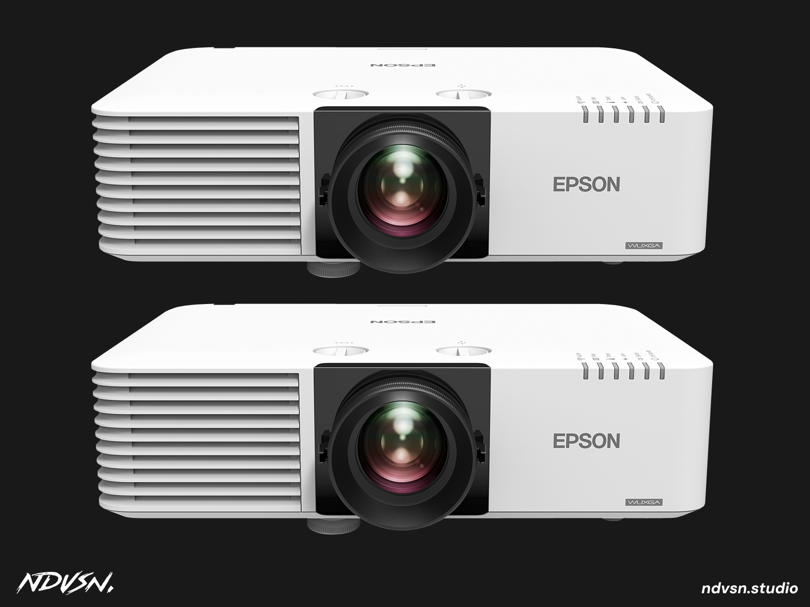 2x epson eb-l530u 10000 lumens 10k - 5200 lumens bright laser projector professional for large venue
