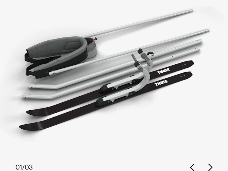 Thule chariot ski kit
