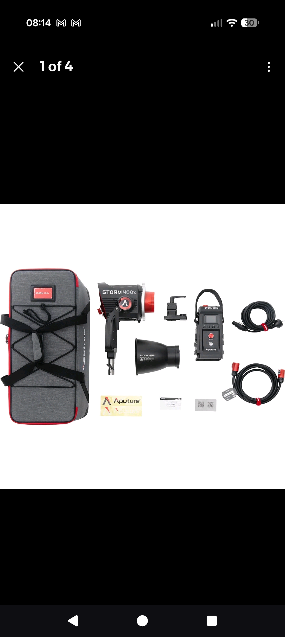 Aputure storm 400x