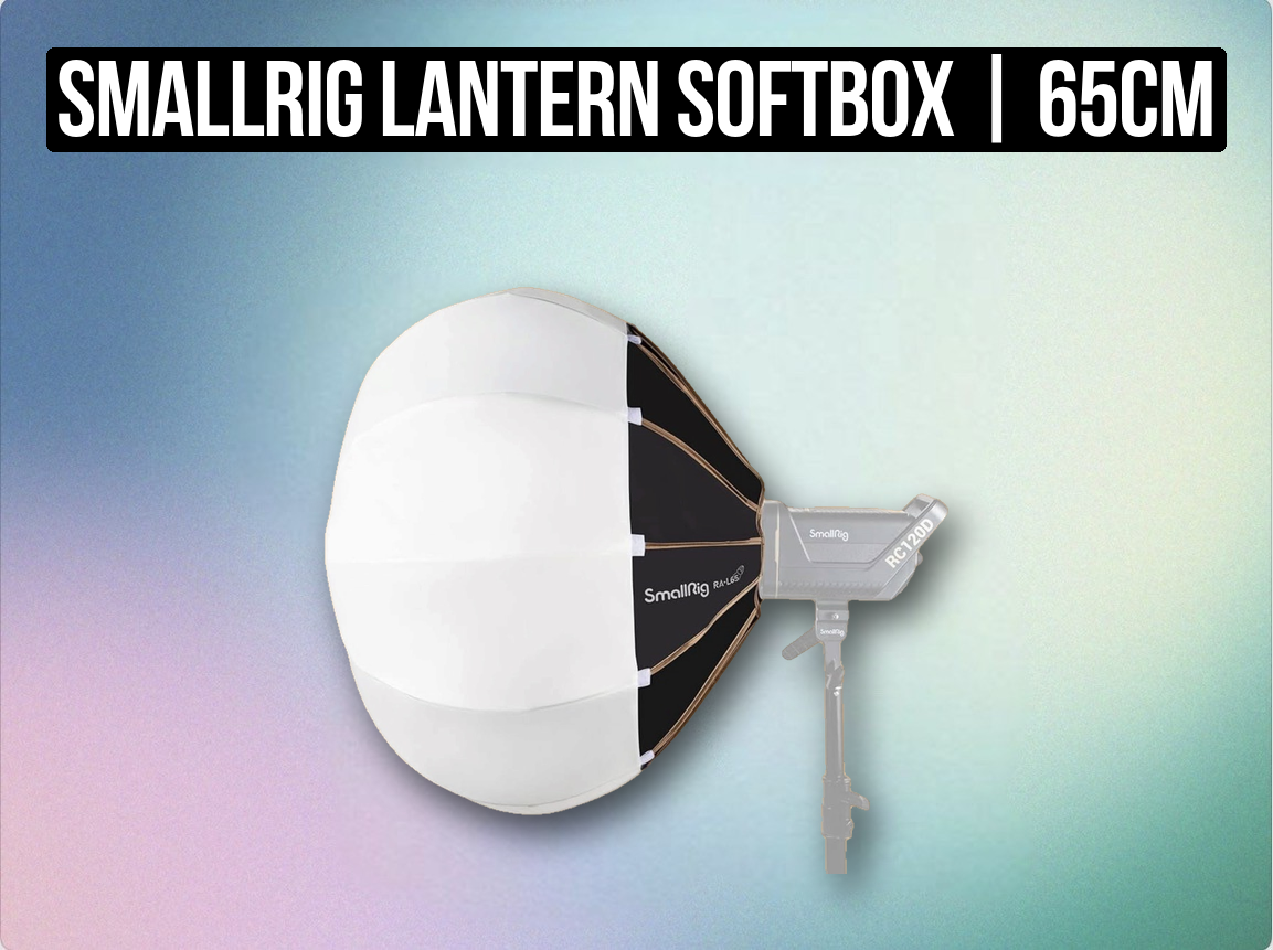Smallrig lantern softbox | 65cm bowens mount spherical light modifier for soft, even lighting (like “aputure lantern / godox lantern”)