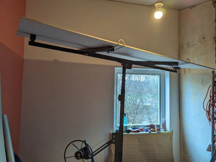 Gipshiss / skivhiss 330cm tiltfunktion