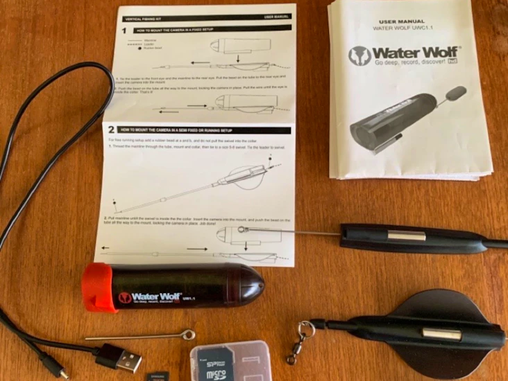 Water wolf uw1.1 undervattens fiskekamera