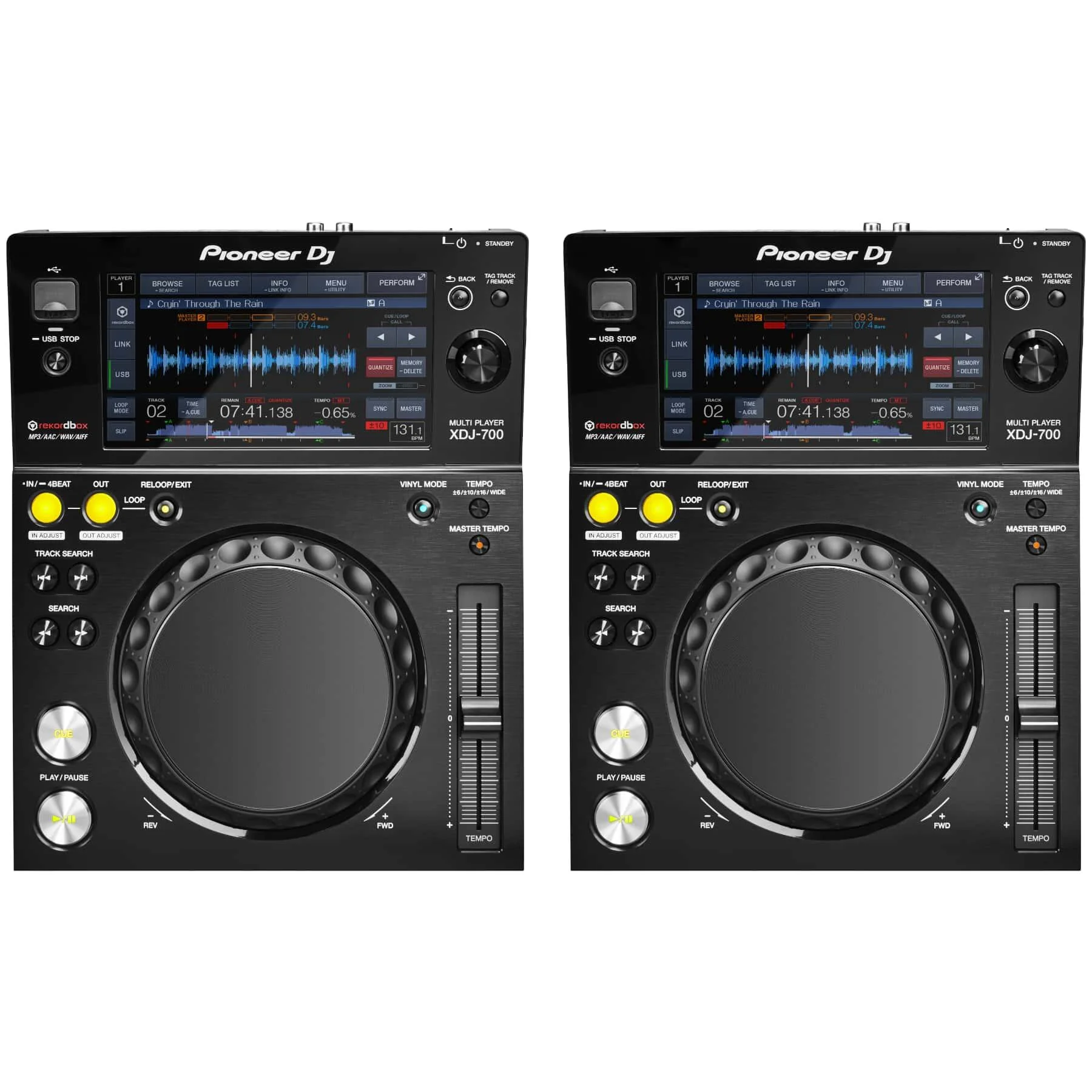 Pioneer xdj-700 digital deck pair