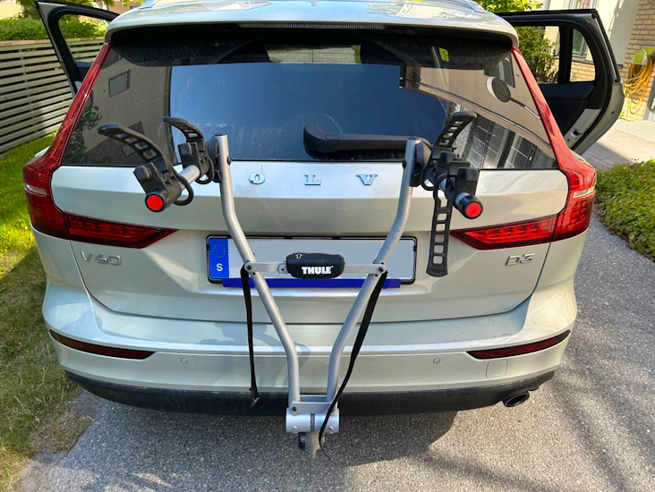 Smidig cykelhållare för 2 cyklar thule