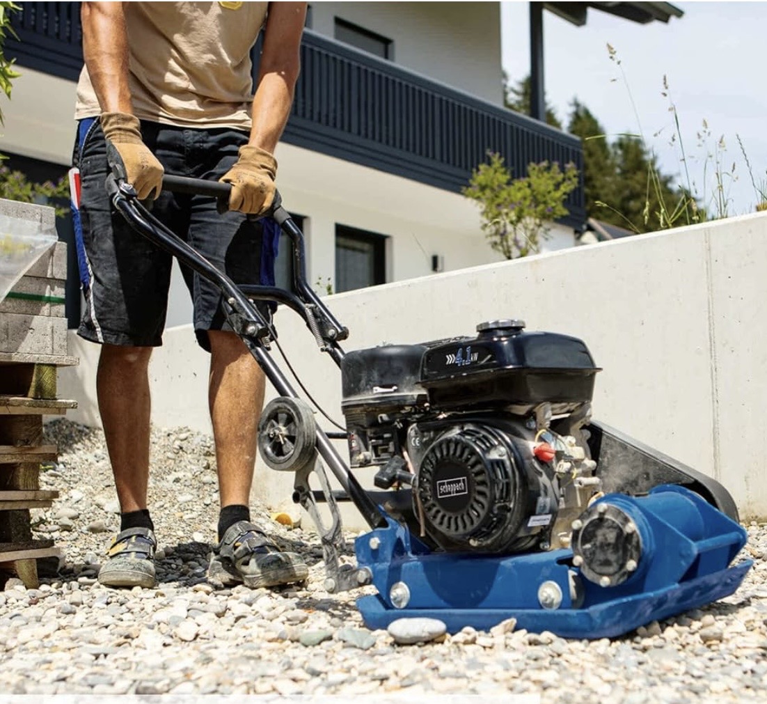 Smidig lätt markvibrator 50 kg