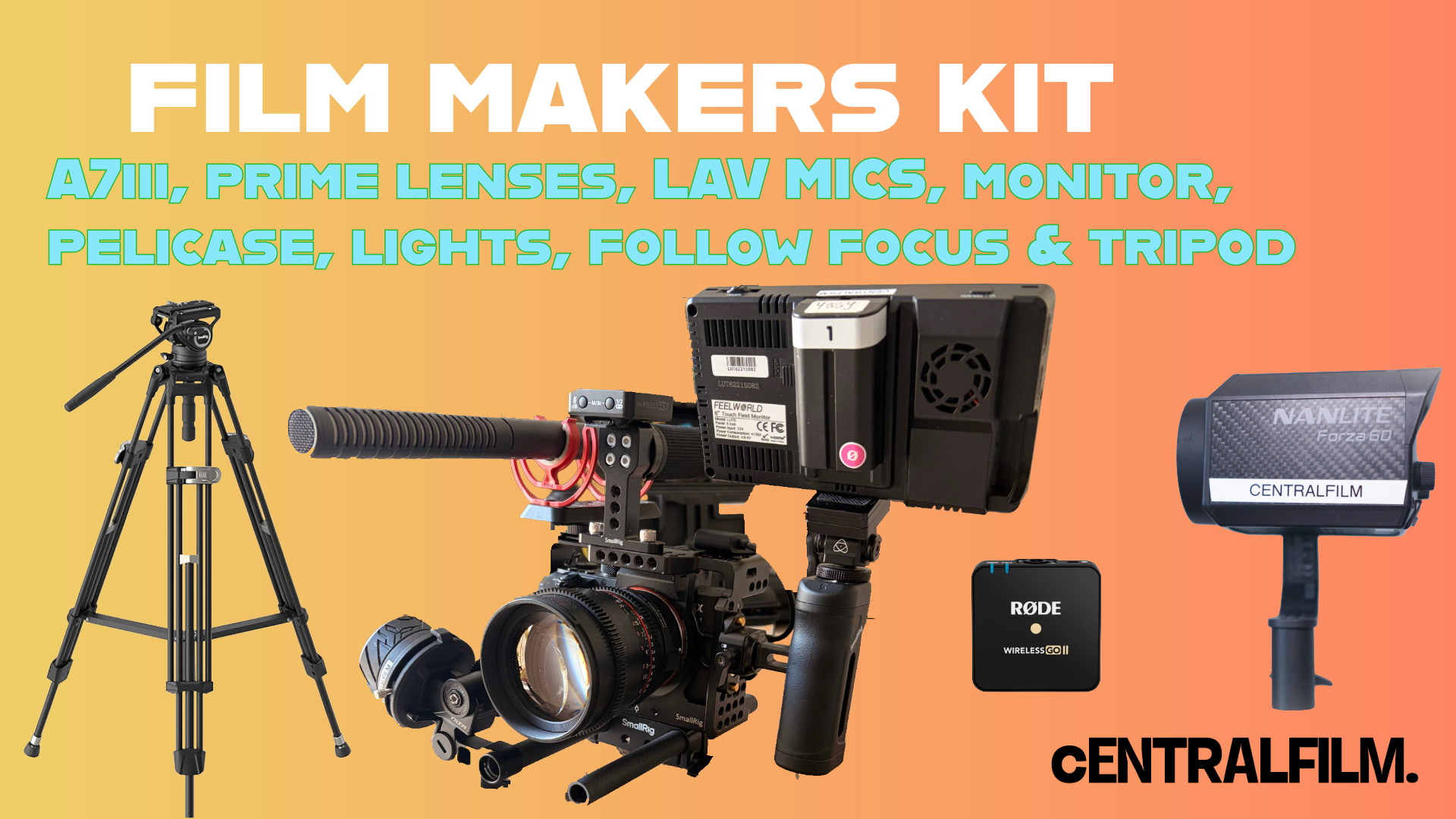 Sony  a7iii film makers kit
