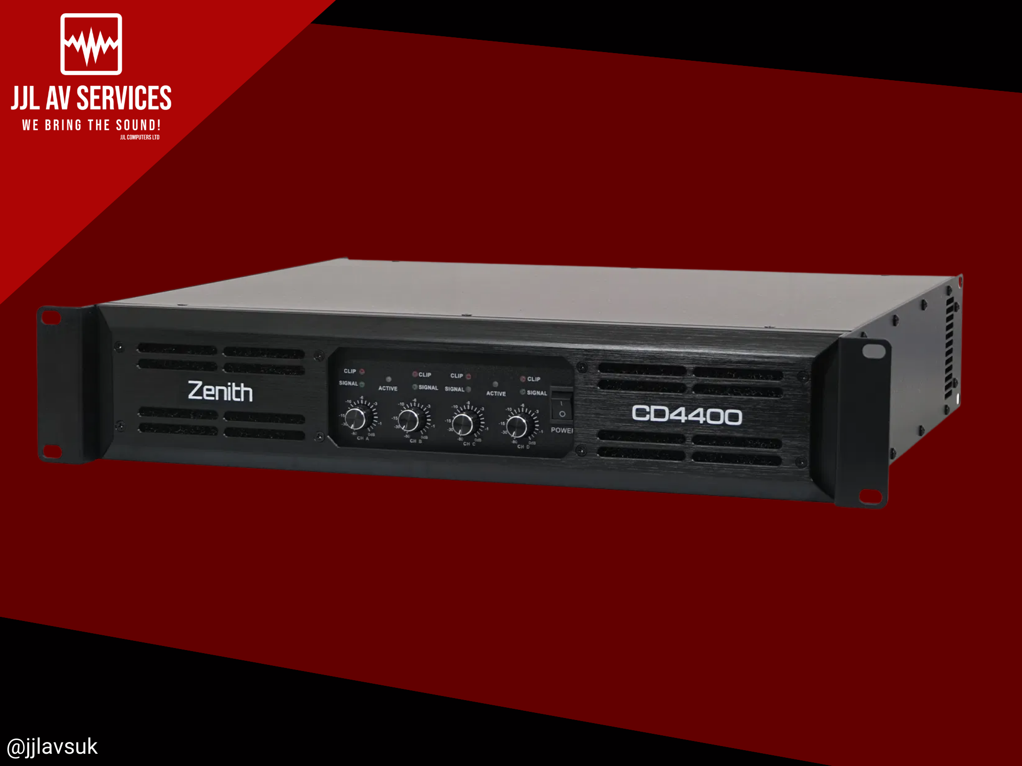 Zenith cd 4400 power amplifier (4 channel)