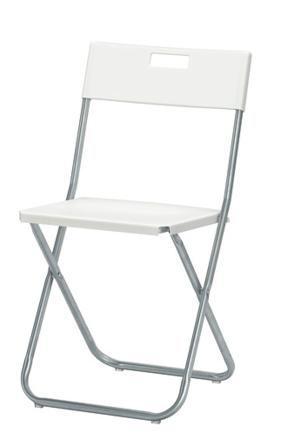 4x klappstol fra ikea