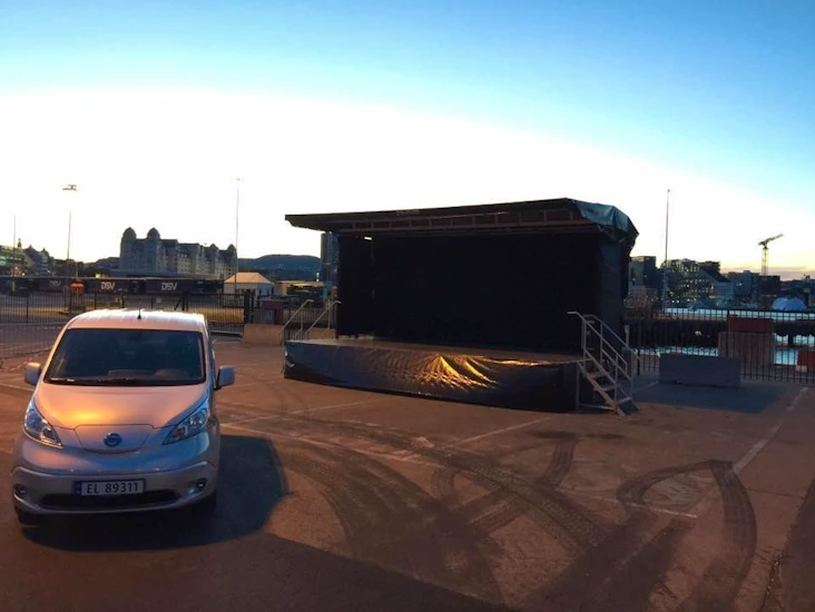 Utleie mobilscene 8x6 meter