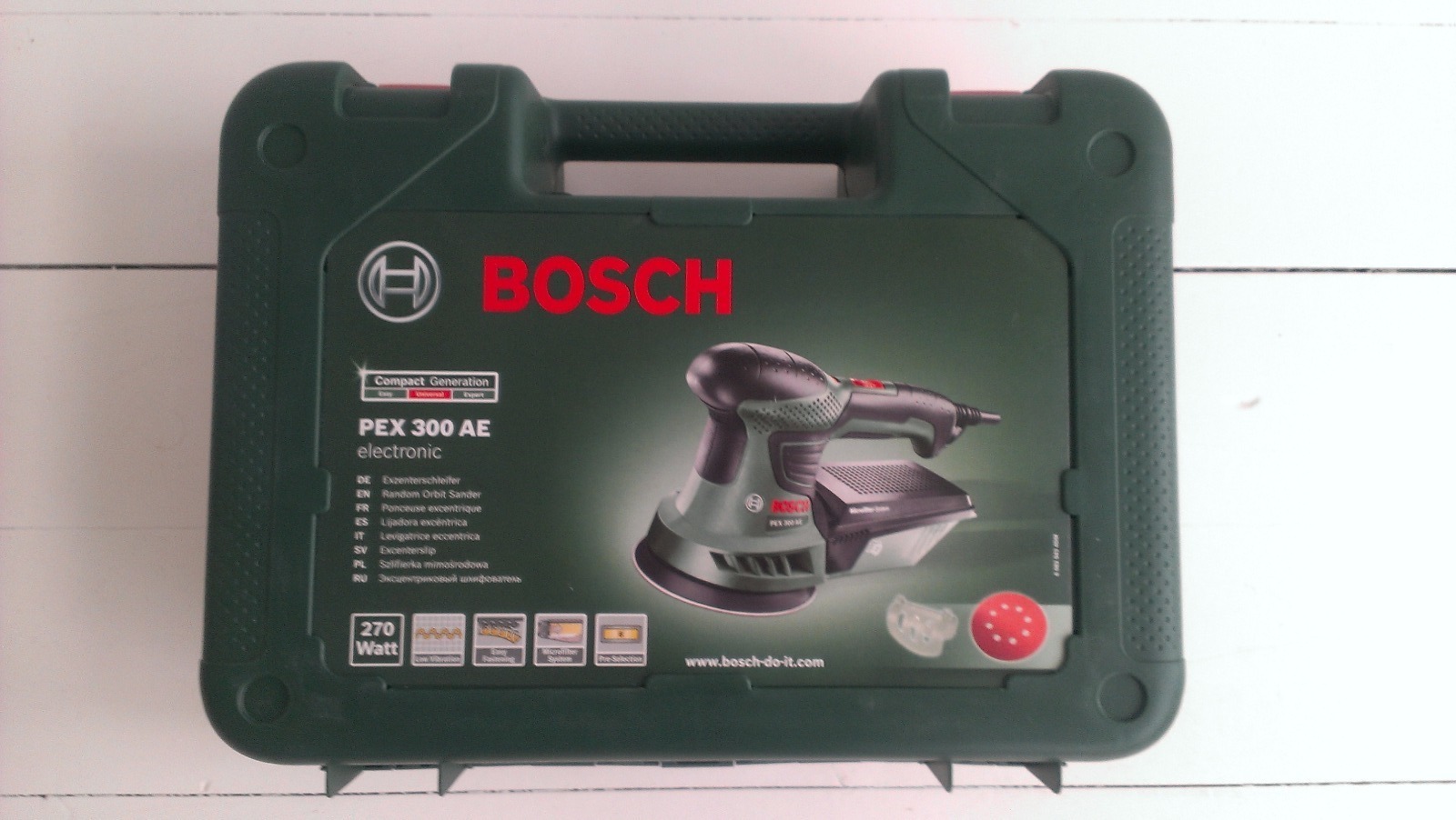 Slipemaskin, eksentersliper,  bosch