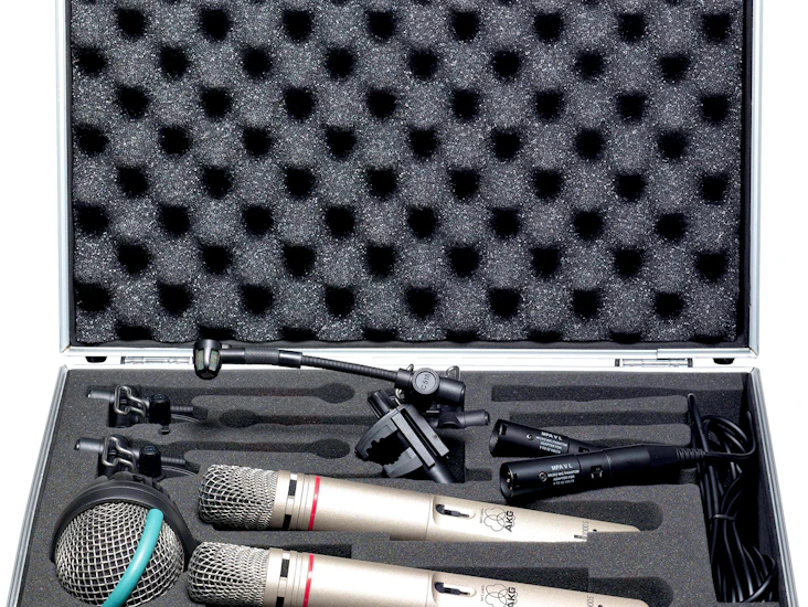 Akg drum mics for recording, opptak
