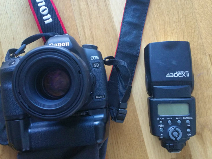 Canon 5d mark 2 med objektiver
