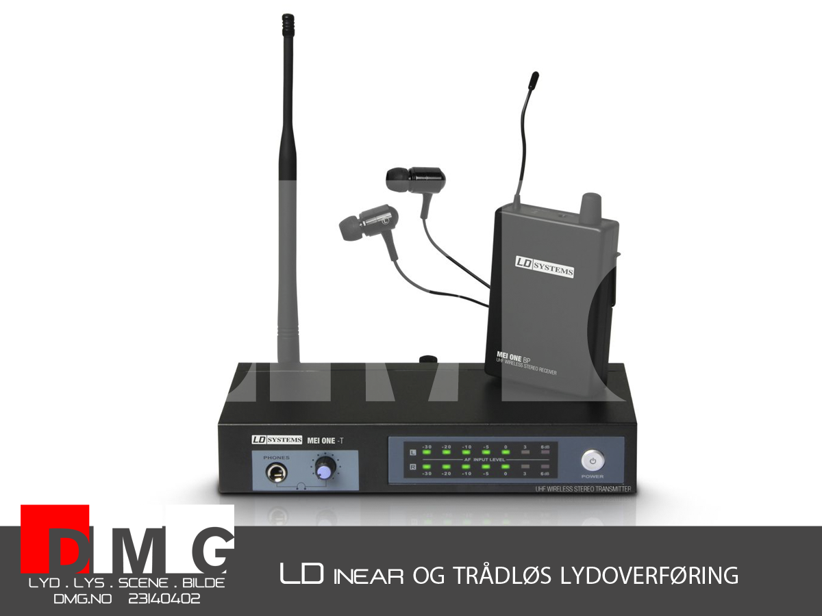 Ld in ear monitoring eller trådløs lydoverføring