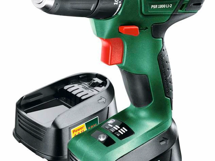 Bosch psr 18v batteridrill + bitskoffert