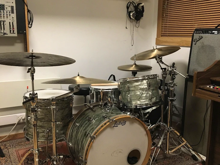 Fantastisk vintage ludwig trommesett fra 1964