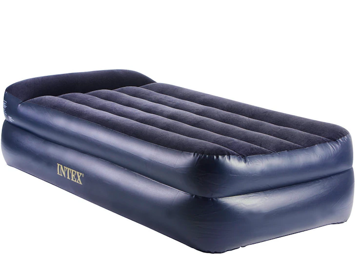 Komfortabel luftmadrass med el-pumpe