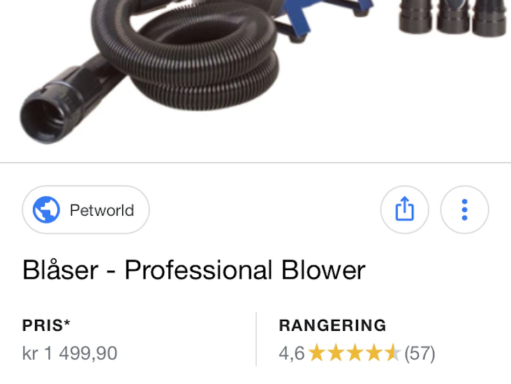 Hundeblåser/petblower