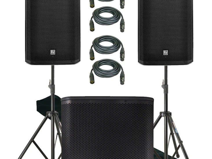 Pa anlegg 2x15 topper + 2x18 sub