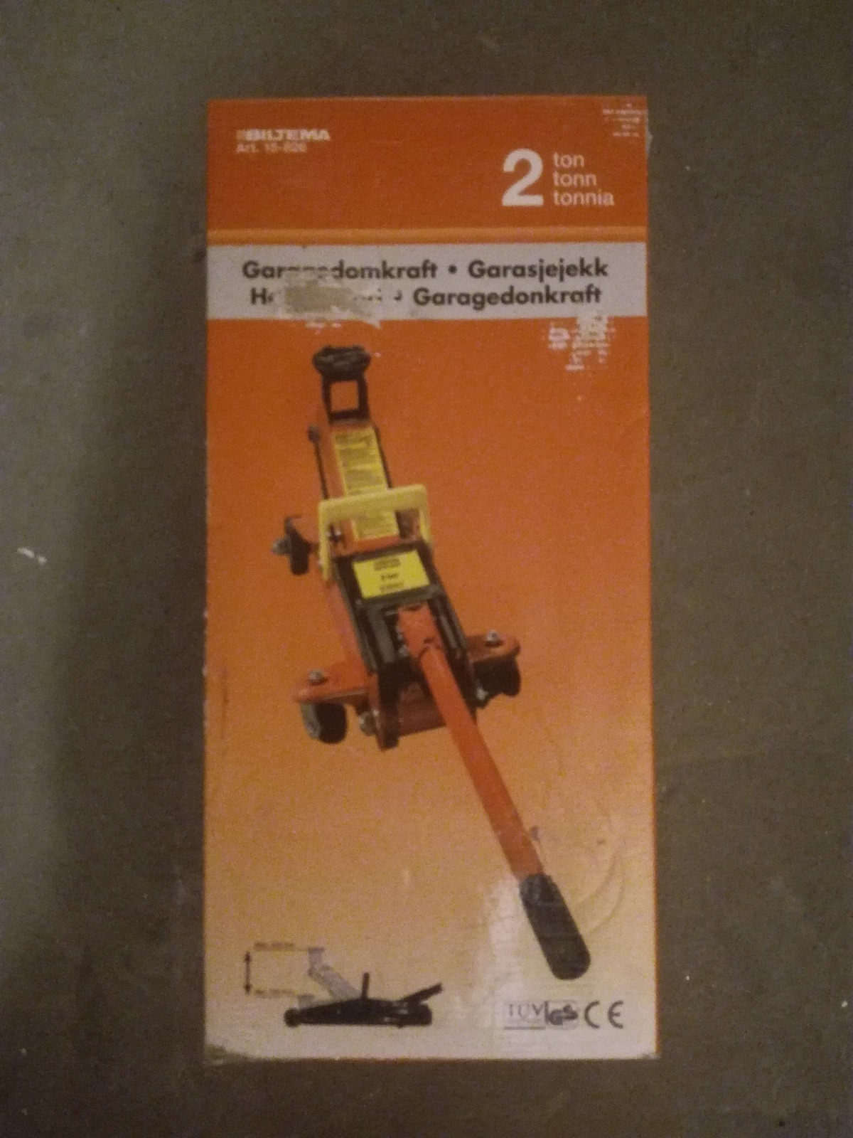 Hydraulisk jekk 2 tonn