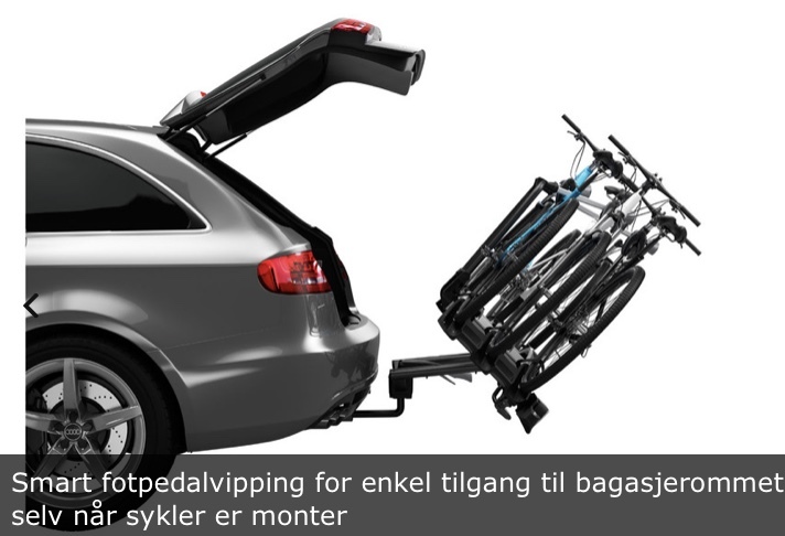 Thule sykkelstativ til tilhengerfeste
