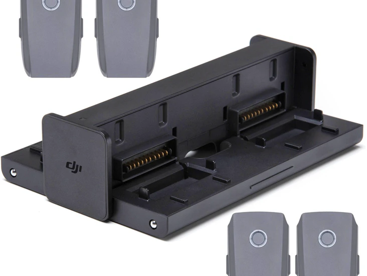 4 x dji mavic 2-batteri m/dock