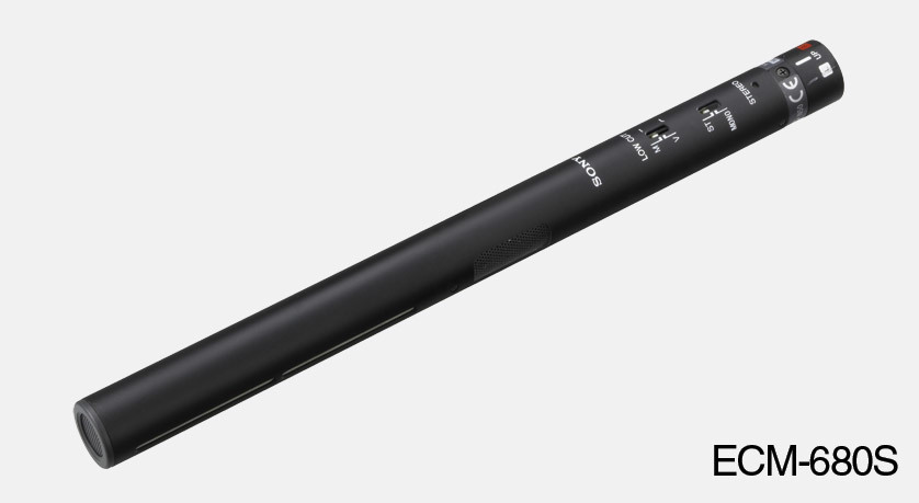 Fantastisk mikrofon: sony ecm-680s stereo shotgun