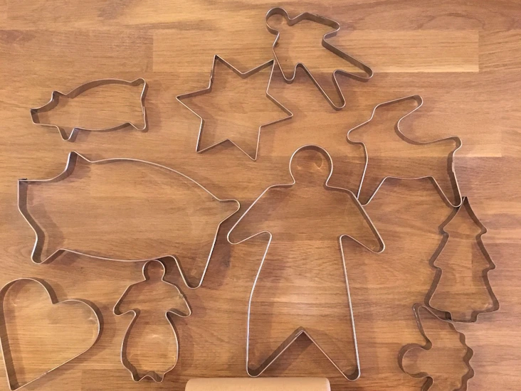 Kjøkkenutstyr: pepperkake-bakesett