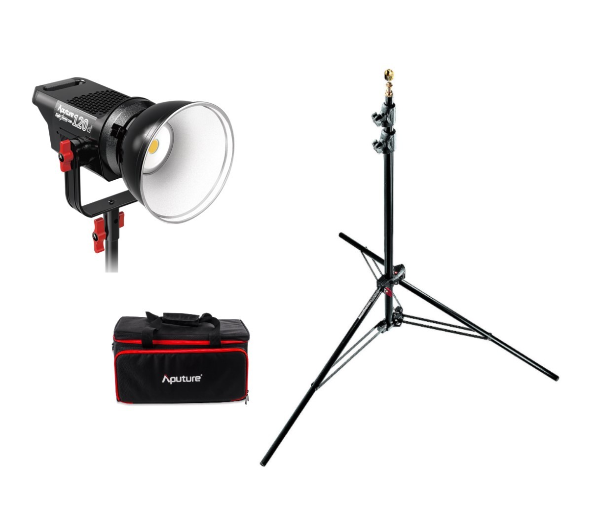 Aputure 120d ii - pakke med diffuser & stativ