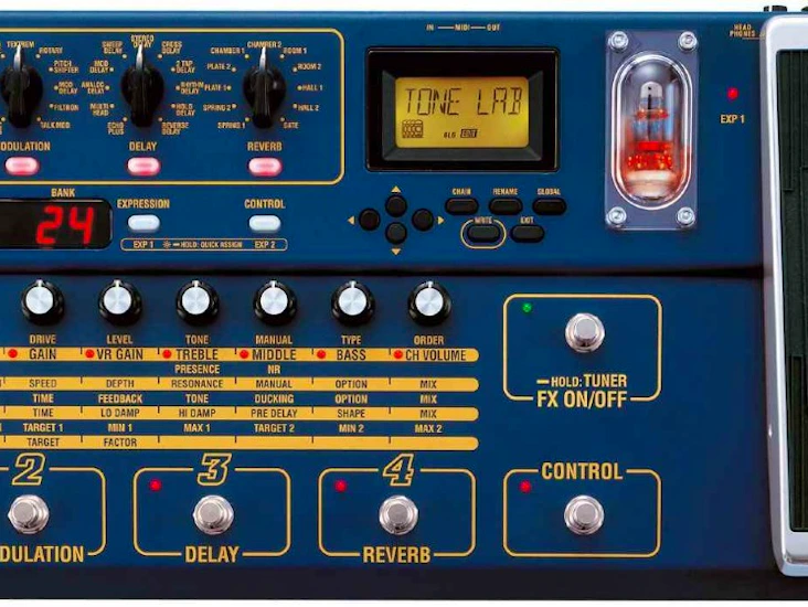 Vox tonelab se pedalbrett og multieffekter