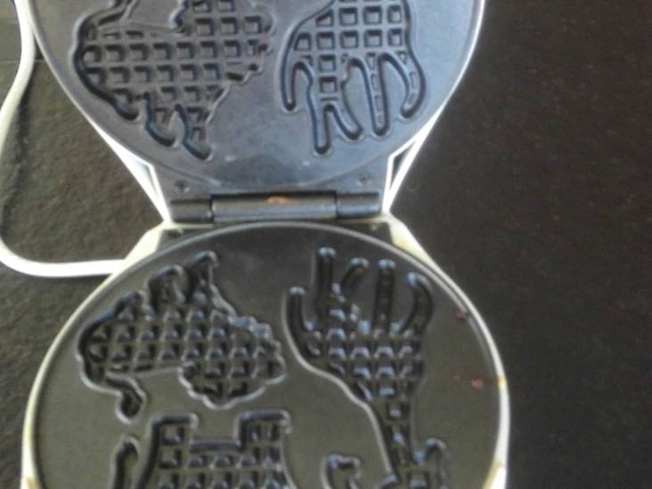 Dyreformet vaffeljern.i