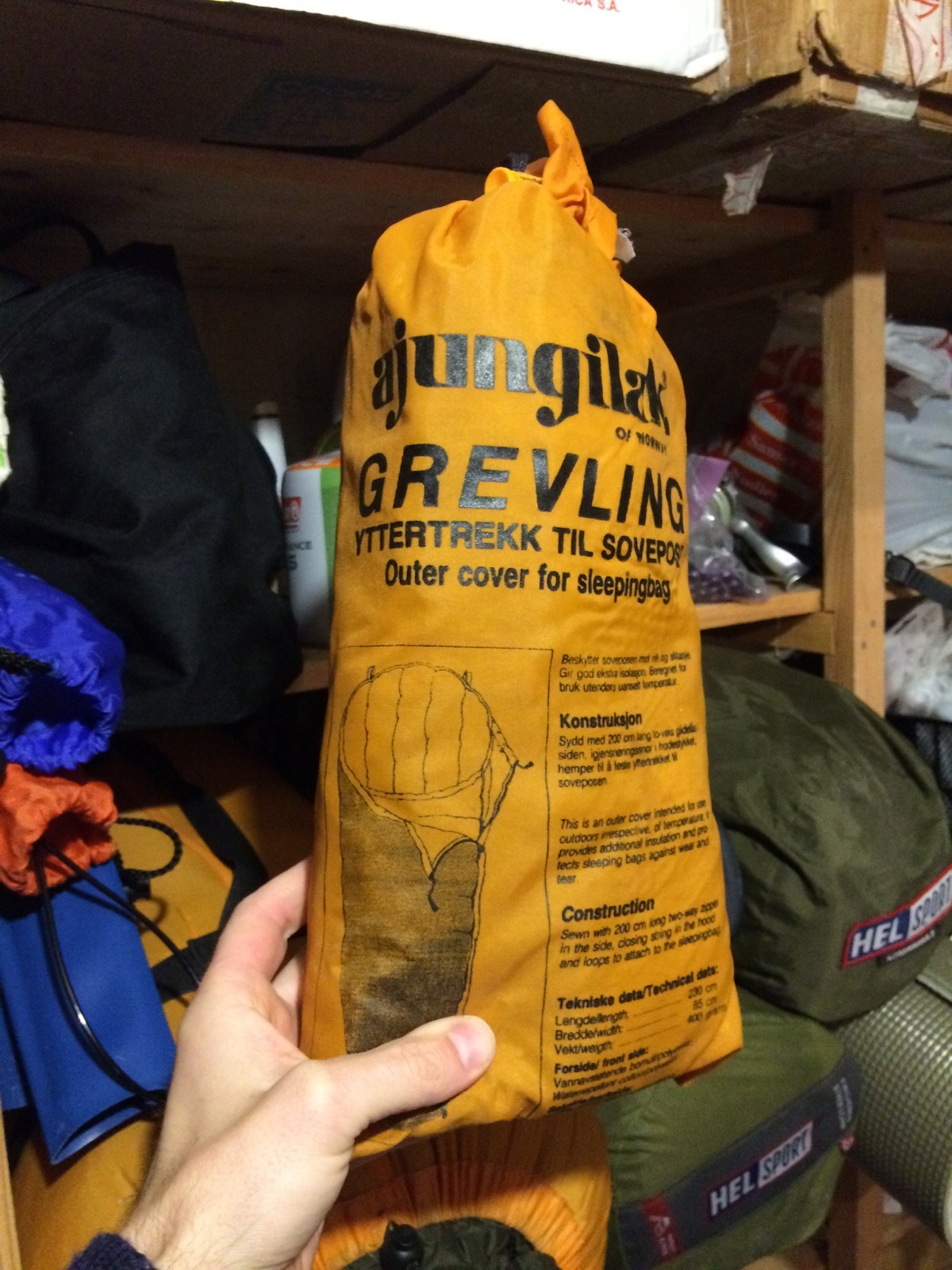 Grevling soveposetrekk