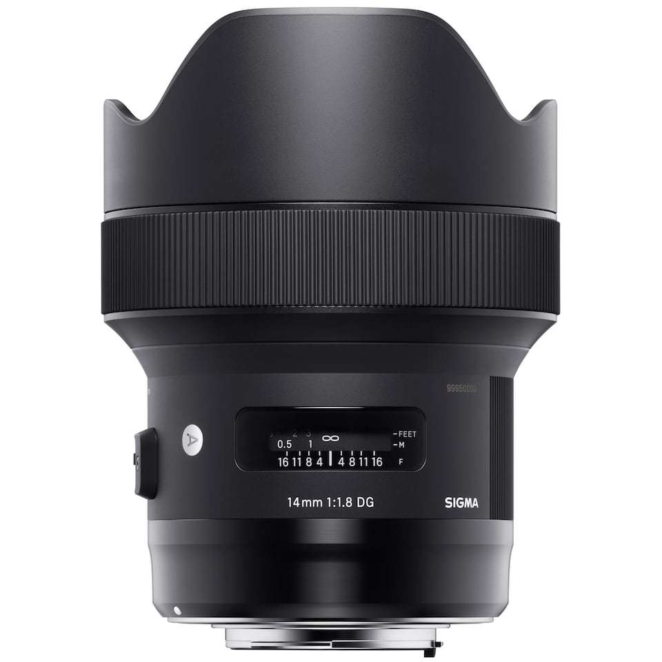 Sigma art 14mm f1.8 ef mount